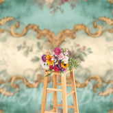 Aperturee - Vintage Floral Pattern Fine Art Photoshoot Backdrop